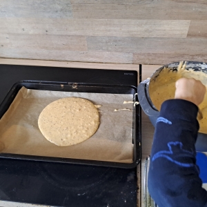 Weihnachtsbäckerei mit Baumkuchen und Lebkuchen 