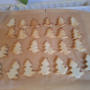 Plätzchen backen mit meinem Sohn 