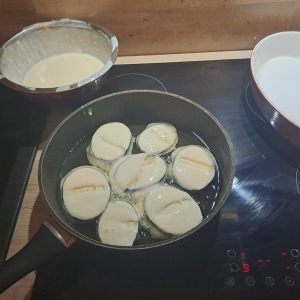 Gebackenes Gemüse mit Sweet Chili Sauce und Kaiserschmarrn 